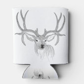 鹿，鹿の狩り，ラゲシカ，ベビー鹿，白い尾 缶クーラー (裏面)