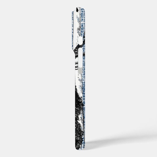 鹿/鹿樺の木ツリーあなたの名前または引用文 Case-Mate iPhoneケース (裏面 / 左)