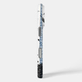 鹿/鹿樺の木ツリーあなたの名前または引用文 Case-Mate iPhoneケース (裏面 / 右)