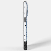 鹿/鹿樺の木ツリーリネン個人用iphoneケース Case-Mate iPhoneケース (裏面 / 右)