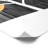 鹿 – 25シグネチャーゲストブックオルタナティブ ポスター (角)