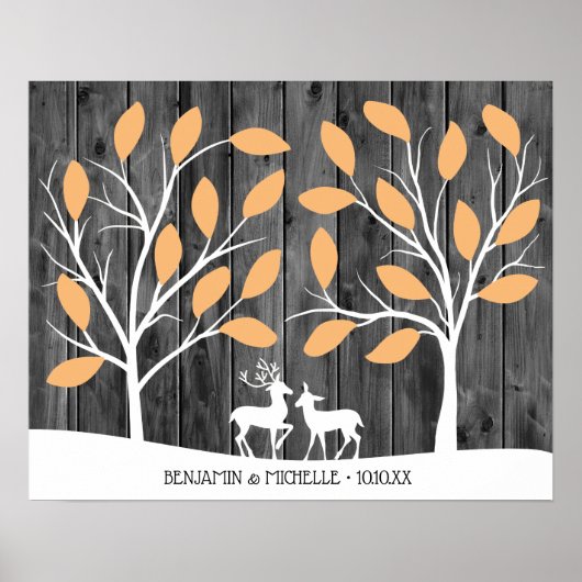 鹿 – 25シグネチャーゲストブックオルタナティブ ポスター (正面)