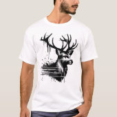 鹿 Tシャツ (正面)