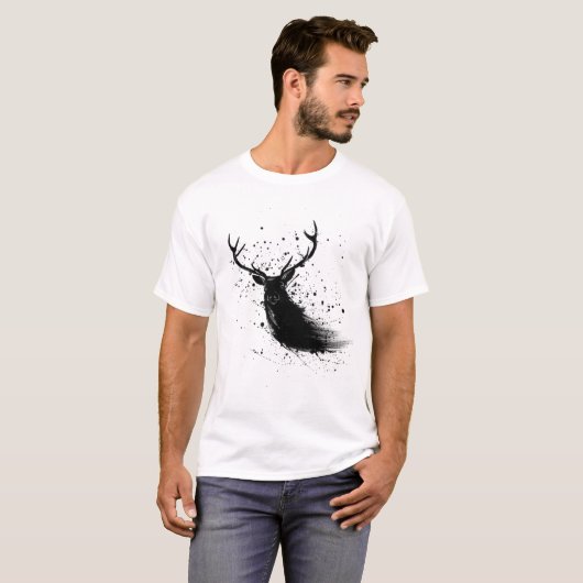 鹿 Tシャツ (正面フル)