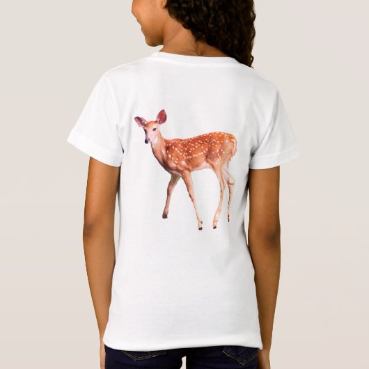鹿 Tシャツ (裏面)