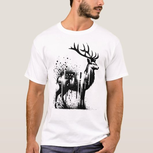 鹿 Tシャツ (正面)
