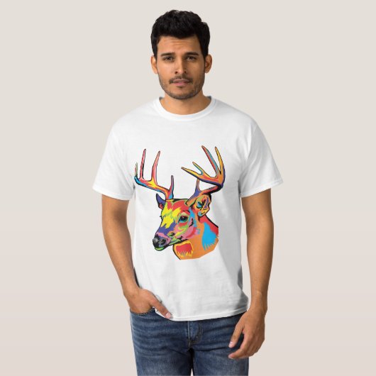 鹿 Tシャツ (正面フル)