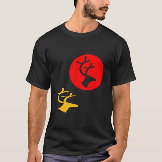 鹿 Tシャツ (正面)
