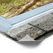 鹿Doeポスター外を見るウィンドウ ポスター (角)