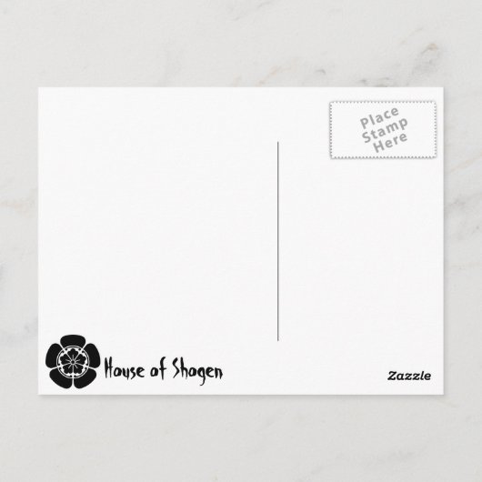 麗江の光景 ポストカード (裏面)