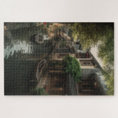 麗江の運河の家 ジグソーパズル (横)