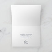 麦と花の付いた素朴なミルク缶の誕生日 カード (内部)