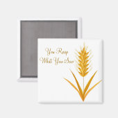 麦の磁石を蒔いたものを刈り取れ マグネット (正面/裏面)