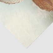 麦わらお洒落帽子のデコップファームピゲ 薄葉紙 (詳細)