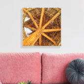 麦わら傘 キャンバスプリント (インサイチュ (リビング))