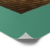 麦わら帽子とデイジーアートポスター – SRF ポスター (角)