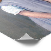 麦わら帽子の子メアリーカッサット ポスター (角)