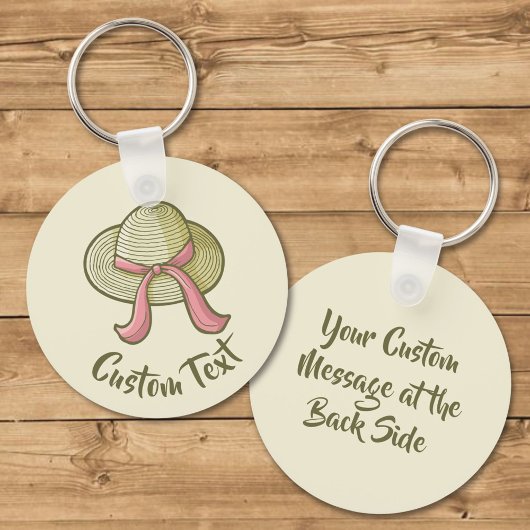 麦わら帽子イエロー キーホルダー