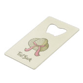 麦わら帽子イエロー クレジットカード栓抜き (裏面アングル)