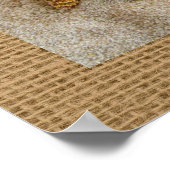 麦わら帽子ビーチシーンアートポスター ポスター (角)