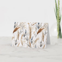 麦畑のグリーティングカード カード