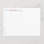 麦畑の女性 ポストカード (裏面)