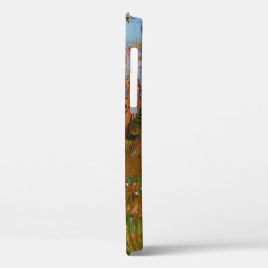 『麦畑の小径、柳の木』(ばくがたのしょうじ、やなぎのき)、ヴィンセント・ファン・ゴッホ Case-Mate iPhoneケース (裏面 / 左)