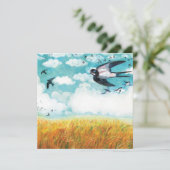 麦畑を飛ぶツバメたち シーズンカード (スタンド正面)