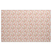 麦芽ヴィンテージ花模様 ファブリック (ファットクウォーター)