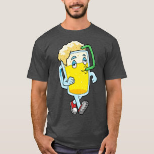 麦藁入りビール1杯 Tシャツ