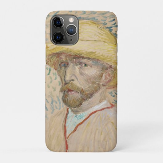 麦藁帽付き自画像 Case-Mate iPhoneケース (裏)