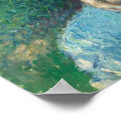 麦藁帽子の女の子 – カミーリピサロファインアート ポスター (角)