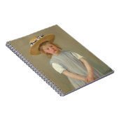 麦藁帽子をかぶった子ども |メアリー・カッサット ノートブック (右側)