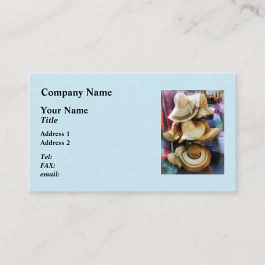 麦藁帽子 名刺 (正面)