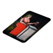 麦角入りビールの湾曲した女性 マグネット (左側)