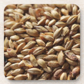 麦酒麦芽粒背景 コースター (正面)