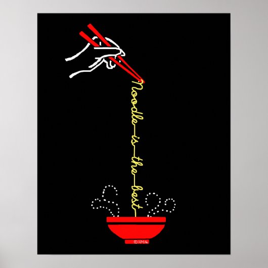 麺が最高のよ ポスター (正面)