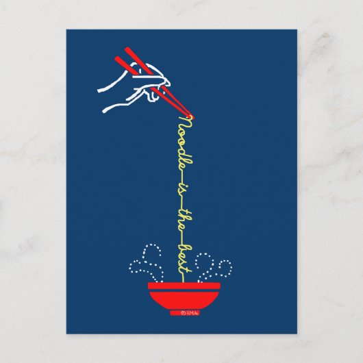 麺が最高のよ ポストカード (正面)