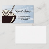 麺と箸 | レストラン 名刺 (正面/裏面)