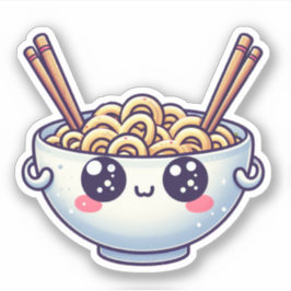 麺のかわいい シール