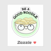 麺のパおもしろいンが良い シール (シート)