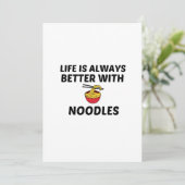 麺の寿命が良い サンキューカード (スタンド正面)