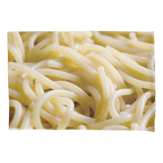 麺の柄 枕カバー (正面)