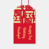 麺パスタキッド1st誕生日パーティー イタリアン ギフトタグ (正面)