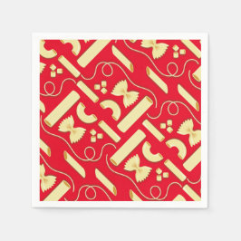 麺パスタキッド1st誕生日パーティー イタリアン スタンダードカクテルナプキン