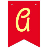 麺パスタキッド1st誕生日パーティー イタリアン バンティングフラッグ (第3の旗)