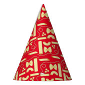 麺パスタキッド1st誕生日パーティー イタリアン パーティーハット (左)