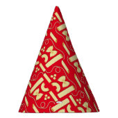 麺パスタキッド1st誕生日パーティー イタリアン パーティーハット (右)