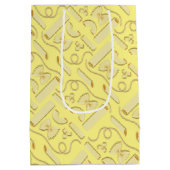 麺パスタキッド1st誕生日パーティー イタリアン ミディアムペーパーバッグ (裏面)