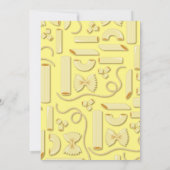 麺パスタキッド1st誕生日パーティー イタリアン 招待状 (裏面)